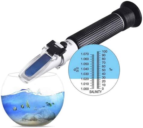 how to use a refractometer salt water aquarium|salinity meter for aquarium.